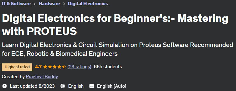 Digital Electronics for Beginner's:- Mastering with PROTEUS