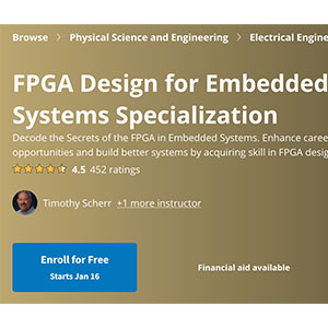 FPGA Design for Embedded Systems Specialization