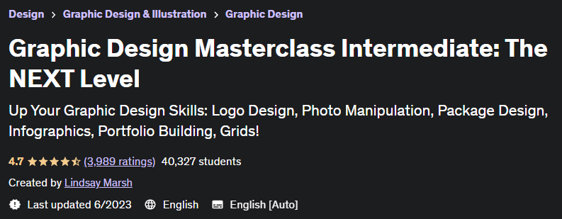 Graphic Design Masterclass Intermediate: The NEXT Level