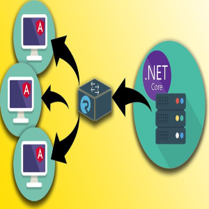 Net Core - WebSockets using SignalR.