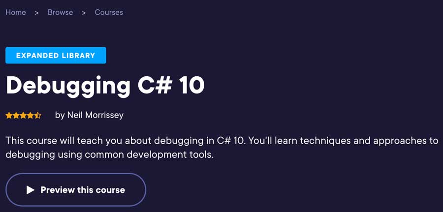 Debugging C# 10