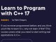 Learn to Program with C++ 17