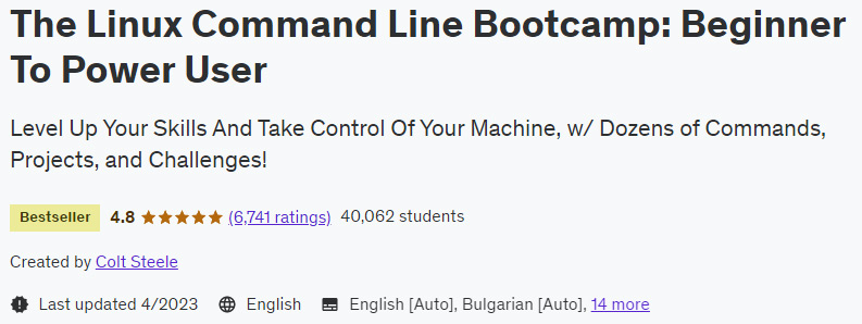 The Linux Command Line Bootcamp Beginner To Power User