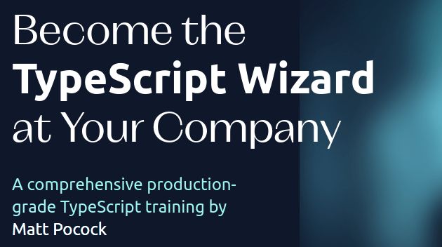 Professional TypeScript Training