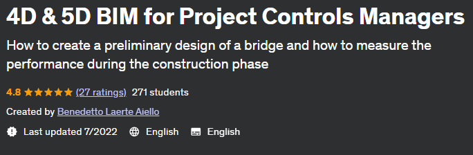 4D & 5D BIM for Project Controls Managers