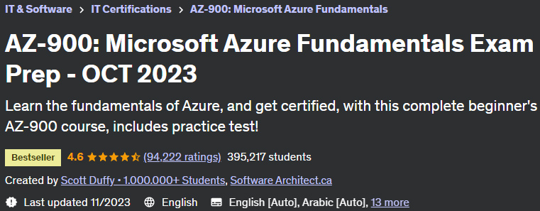 AZ-900: Microsoft Azure Fundamentals Exam Prep