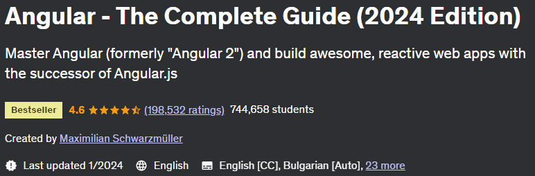 Angular - The Complete Guide (2024 Edition)