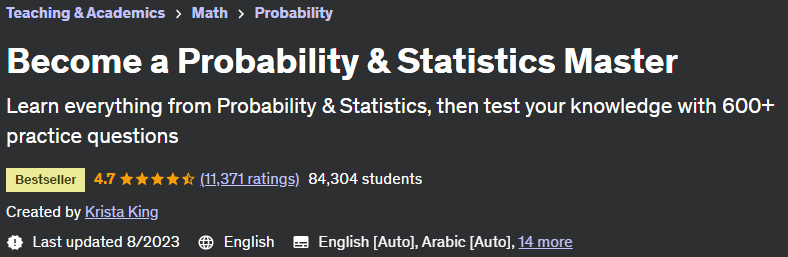 Become a Probability & Statistics Master