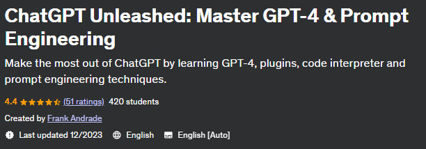 ChatGPT Unleashed: Master GPT-4 & Prompt Engineering 