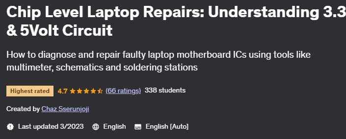 Chip Level Laptop Repairs_ Understanding 3.3 & 5 Volt Circuit