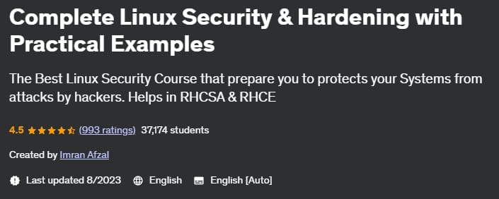 Complete Linux Security & Hardening with Practical Examples