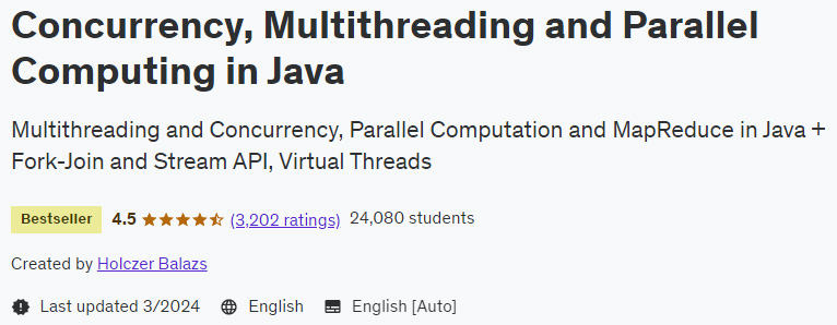 Concurrency, Multithreading and Parallel Computing in Java