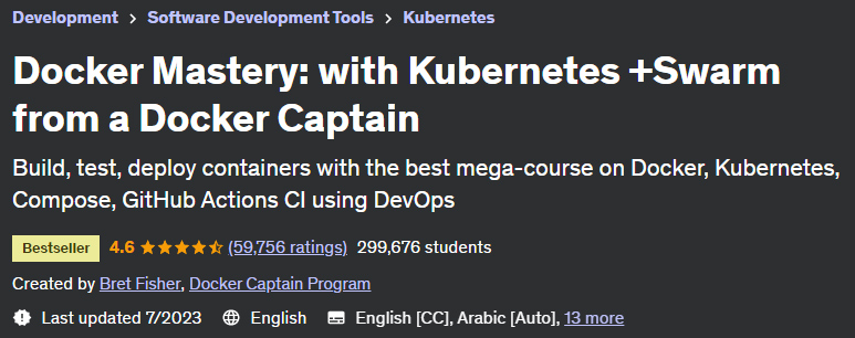 Docker Mastery: with Kubernetes + Swarm from a Docker Captain