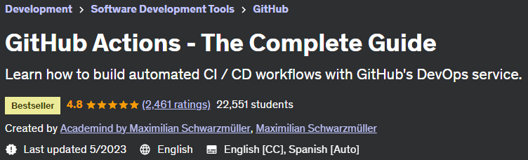 GitHub Actions - The Complete Guide