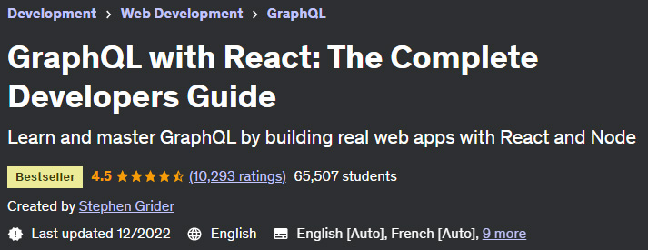 GraphQL with React: The Complete Developers Guide