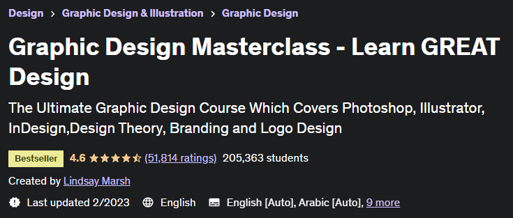 Graphic Design Masterclass - Learn GREAT Design