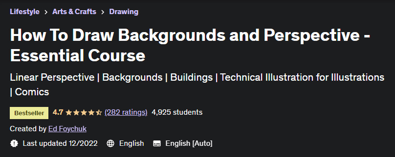 How To Draw Backgrounds and Perspective - Essential Course
