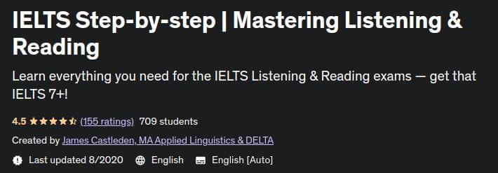 IELTS Step-by-step |  Mastering Listening & Reading