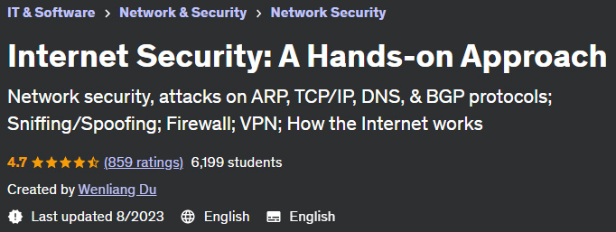 Internet Security: A Hands-on Approach