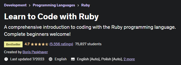 Learn to Code with Ruby