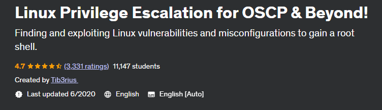 Linux Privilege Escalation for OSCP & Beyond!