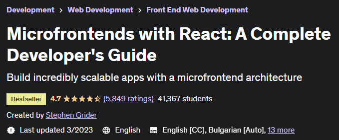 Microfrontends with React A Complete Developer's Guide