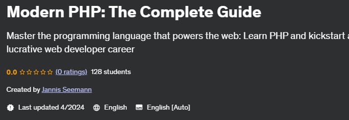 Modern PHP_ The Complete Guide
