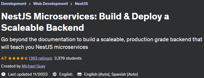 NestJS Microservices: Build & Deploy a Scalable Backend