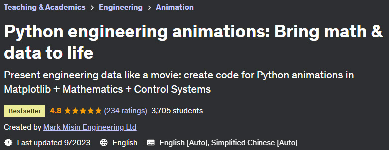 Python engineering animations: Bring math & data to life