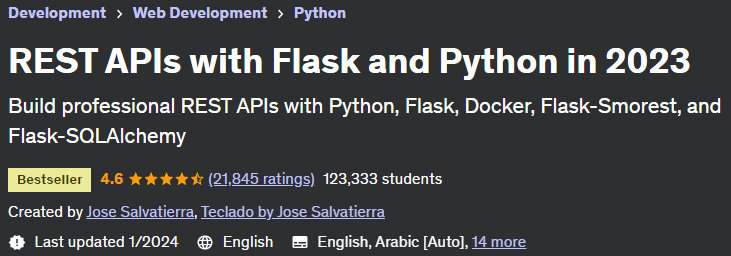 REST APIs with Flask and Python in 2023