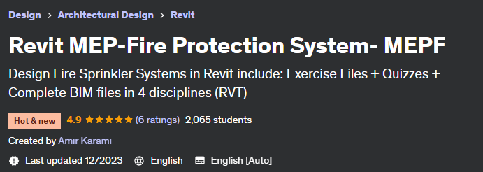 Revit MEP - Fire Protection System - MEPF