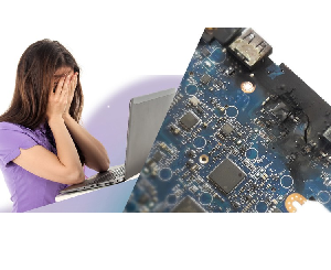 Short Circuit Repairs in Laptop Motherboards