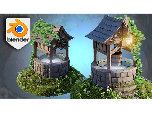 Stylized 3D Environments with Blender 4 Geometry Nodes