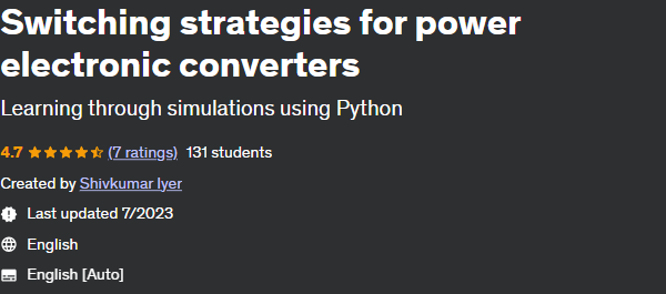 Switching strategies for power electronic converters