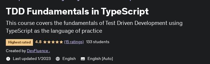 TDD Fundamentals in TypeScript