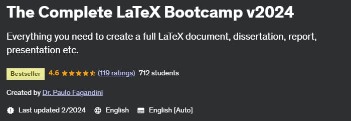 The Complete LaTeX Bootcamp v2024