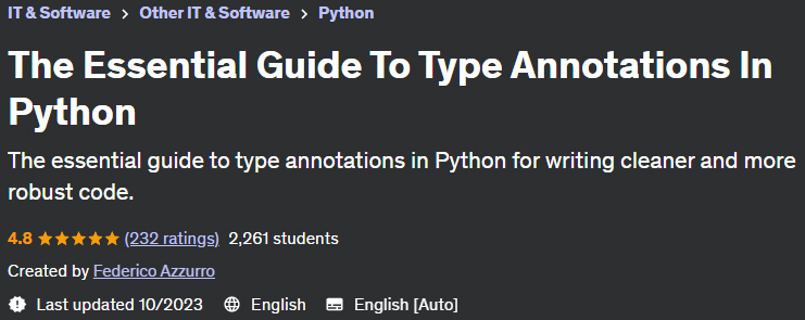 The Essential Guide To Type Annotations In Python