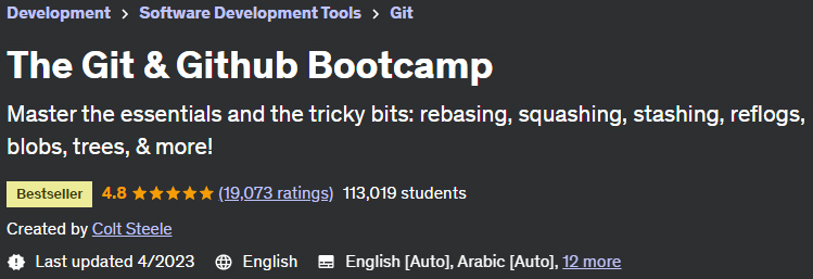 The Git & Github Bootcamp