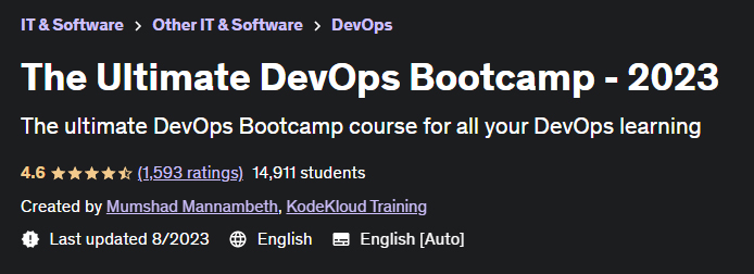 The Ultimate DevOps Bootcamp