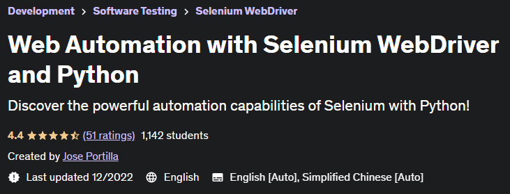 Web Automation With Selenium Webdriver And Python