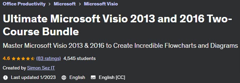 Ultimate Microsoft Visio 2013 and 2016 Two-Course Bundle 