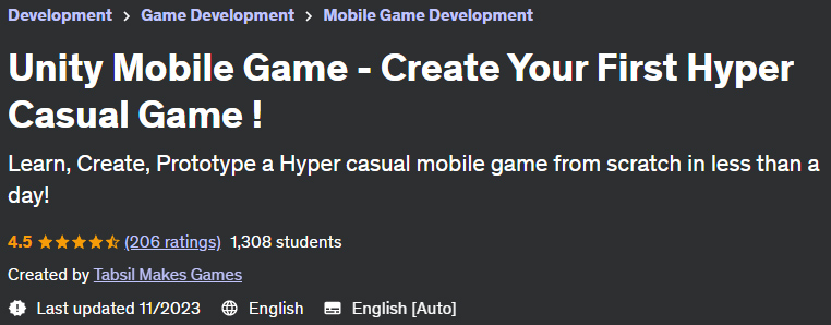 Unity Mobile Game - Create Your First Hyper Casual Game!