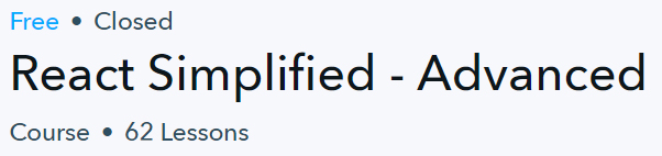 React Simplified - Advanced