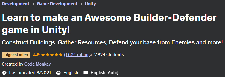 Learn to make an Awesome Builder-Defender game in Unity!