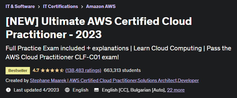 Ultimate AWS Certified Cloud Practitioner