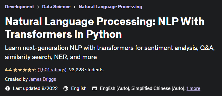 Natural Language Processing: NLP With Transformers in Python