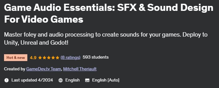 Game Audio Essentials_ SFX & Sound Design For Video Games