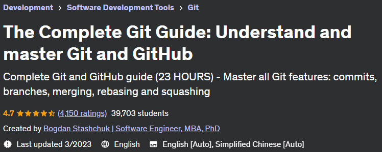 The Complete Git Guide: Understand and master Git and GitHub