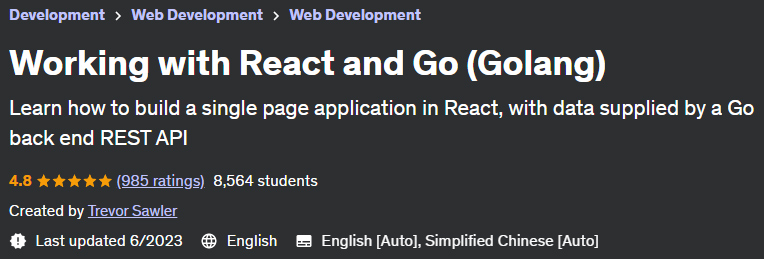 Working with React and Go (Golang)